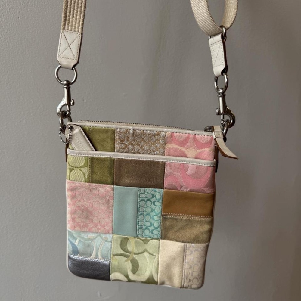 Coach Pastel Patchwork Crossbody Bag
